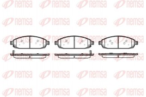 Remsa Σετ τακάκια, Δισκόφρενα - 1173.02