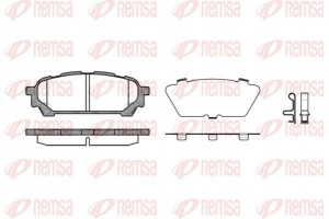 Remsa Σετ τακάκια, Δισκόφρενα - 1176.01