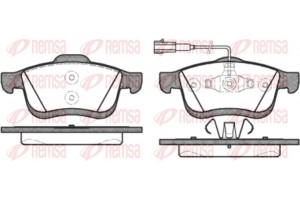 Remsa Σετ τακάκια, Δισκόφρενα - 1183.22