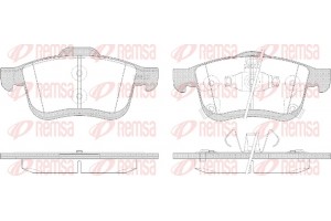 Remsa Σετ τακάκια, Δισκόφρενα - 1183.42