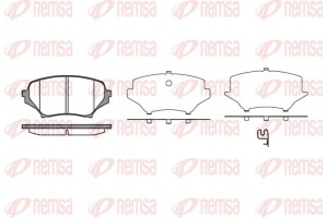 Remsa Σετ τακάκια, Δισκόφρενα - 1189.01