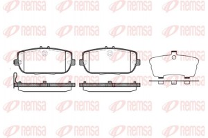 Remsa Σετ τακάκια, Δισκόφρενα - 1190.01