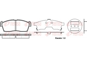 Remsa Σετ τακάκια, Δισκόφρενα - 1199.00