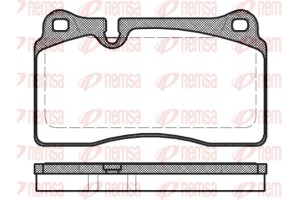 Remsa Σετ τακάκια, Δισκόφρενα - 1200.30