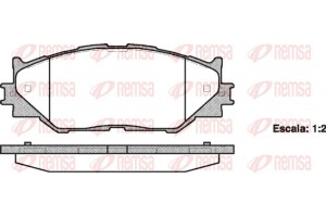 Remsa Σετ τακάκια, Δισκόφρενα - 1201.00