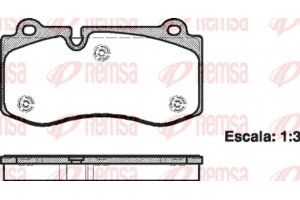 Remsa Σετ τακάκια, Δισκόφρενα - 1202.00