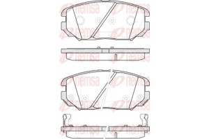 Remsa Σετ τακάκια, Δισκόφρενα - 1204.12