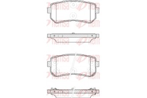 Remsa Σετ τακάκια, Δισκόφρενα - 1209.42