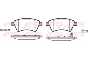 Remsa Σετ τακάκια, Δισκόφρενα - 1215.01