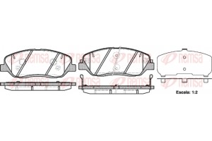 Remsa Σετ τακάκια, Δισκόφρενα - 1226.02