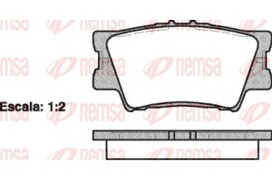Remsa Σετ τακάκια, Δισκόφρενα - 1231.00