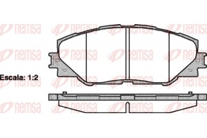 Remsa Σετ τακάκια, Δισκόφρενα - 1234.00
