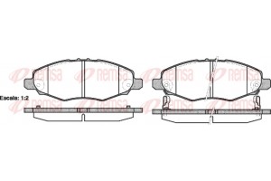 Remsa Σετ τακάκια, Δισκόφρενα - 1235.02