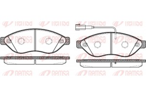 Remsa Σετ τακάκια, Δισκόφρενα - 1237.12