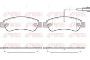 Remsa Σετ τακάκια, Δισκόφρενα - 1238.02