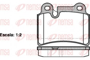 Remsa Σετ τακάκια, Δισκόφρενα - 1240.00