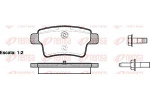 Remsa Σετ τακάκια, Δισκόφρενα - 1241.00