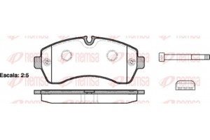 Remsa Σετ τακάκια, Δισκόφρενα - 1243.00