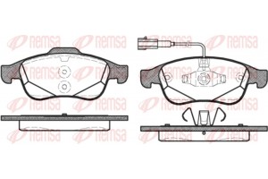 Remsa Σετ τακάκια, Δισκόφρενα - 1248.02
