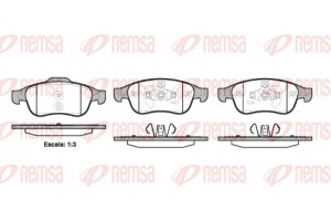 Remsa Σετ τακάκια, Δισκόφρενα - 1248.10