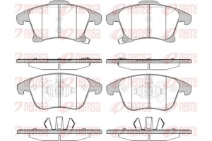 Remsa Σετ τακάκια, Δισκόφρενα - 1249.22