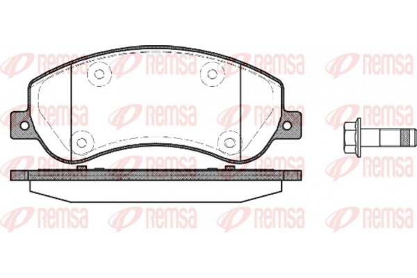 Remsa Σετ τακάκια, Δισκόφρενα - 1250.00