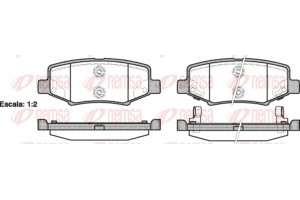 Remsa Σετ τακάκια, Δισκόφρενα - 1264.02