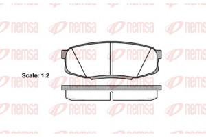 Remsa Σετ τακάκια, Δισκόφρενα - 1272.00
