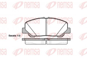 Remsa Σετ τακάκια, Δισκόφρενα - 1287.00