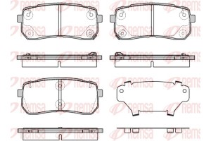 Remsa Σετ τακάκια, Δισκόφρενα - 1288.12