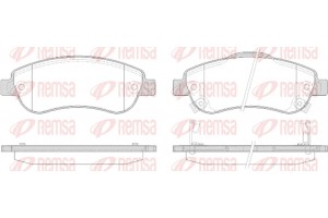 Remsa Σετ τακάκια, Δισκόφρενα - 1289.02