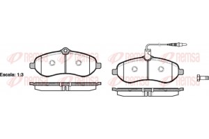 Remsa Σετ τακάκια, Δισκόφρενα - 1292.01