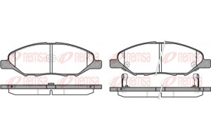 Remsa Σετ τακάκια, Δισκόφρενα - 1293.02