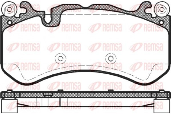 Remsa Σετ τακάκια, Δισκόφρενα - 1300.00