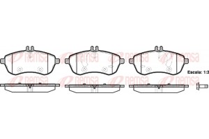 Remsa Σετ τακάκια, Δισκόφρενα - 1301.00