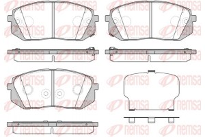 Remsa Σετ τακάκια, Δισκόφρενα - 1302.52