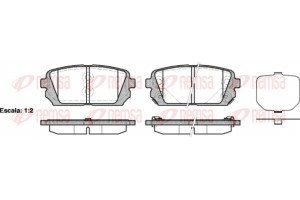 Remsa Σετ τακάκια, Δισκόφρενα - 1303.02
