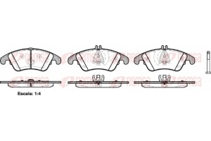 Remsa Σετ τακάκια, Δισκόφρενα - 1304.00