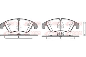 Remsa Σετ τακάκια, Δισκόφρενα - 1304.10