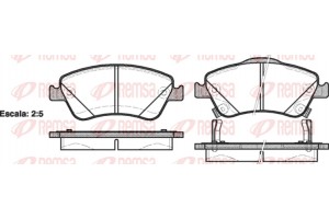 Remsa Σετ τακάκια, Δισκόφρενα - 1310.02