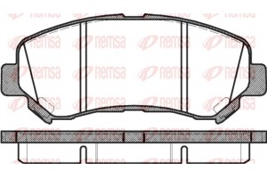 Remsa Σετ τακάκια, Δισκόφρενα - 1318.00