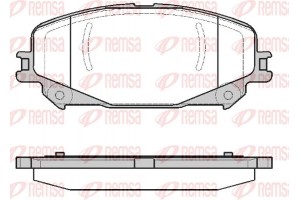 Remsa Σετ τακάκια, Δισκόφρενα - 1318.30