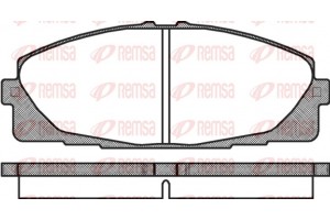 Remsa Σετ τακάκια, Δισκόφρενα - 1325.00