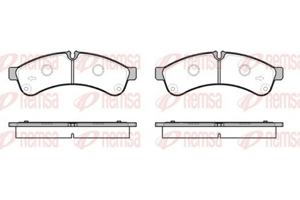 Remsa Σετ τακάκια, Δισκόφρενα - 1339.00