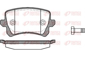 Remsa Σετ τακάκια, Δισκόφρενα - 1342.00