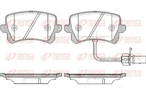 Remsa Σετ τακάκια, Δισκόφρενα - 1342.01