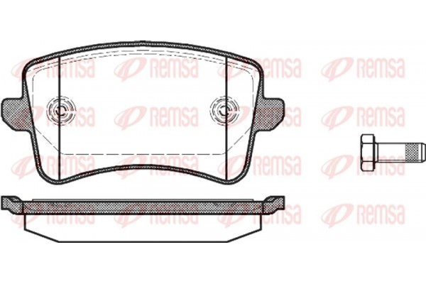 Remsa Σετ τακάκια, Δισκόφρενα - 1343.00