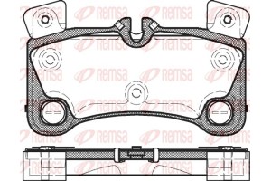 Remsa Σετ τακάκια, Δισκόφρενα - 1346.00
