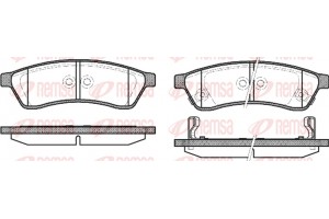 Remsa Σετ τακάκια, Δισκόφρενα - 1349.02