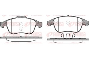 Remsa Σετ τακάκια, Δισκόφρενα - 1350.10
